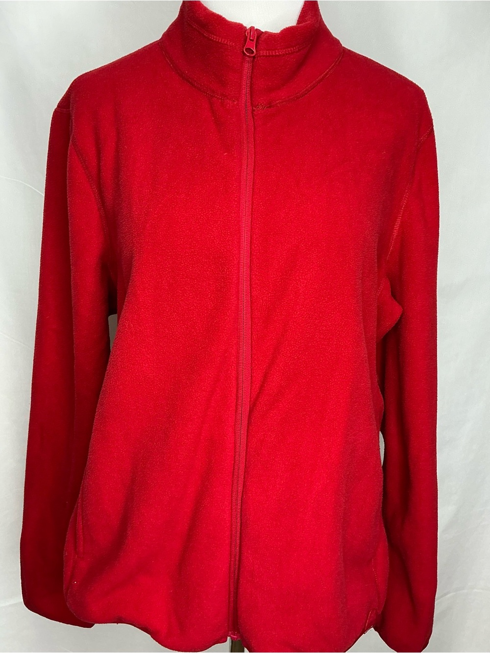 2242 - Sears Red Fleece Jacket